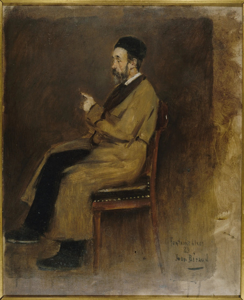 Retrato de Jean-Jacques Weiss (1827-1891), redactor en el 