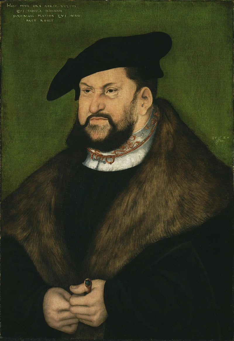 Retrato de Jean le Constant, elector de Sajonia - Lucas Cranach el Viejo