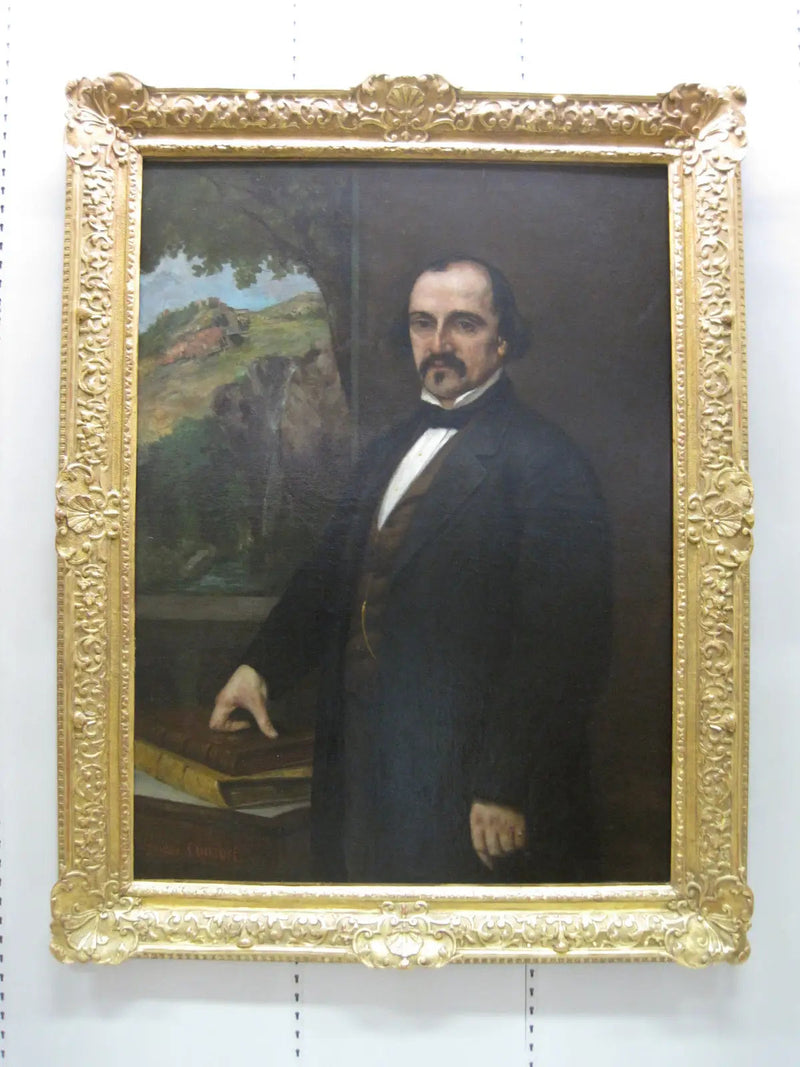 Retrato de Jean Paul Mazaroz - Gustave Courbet