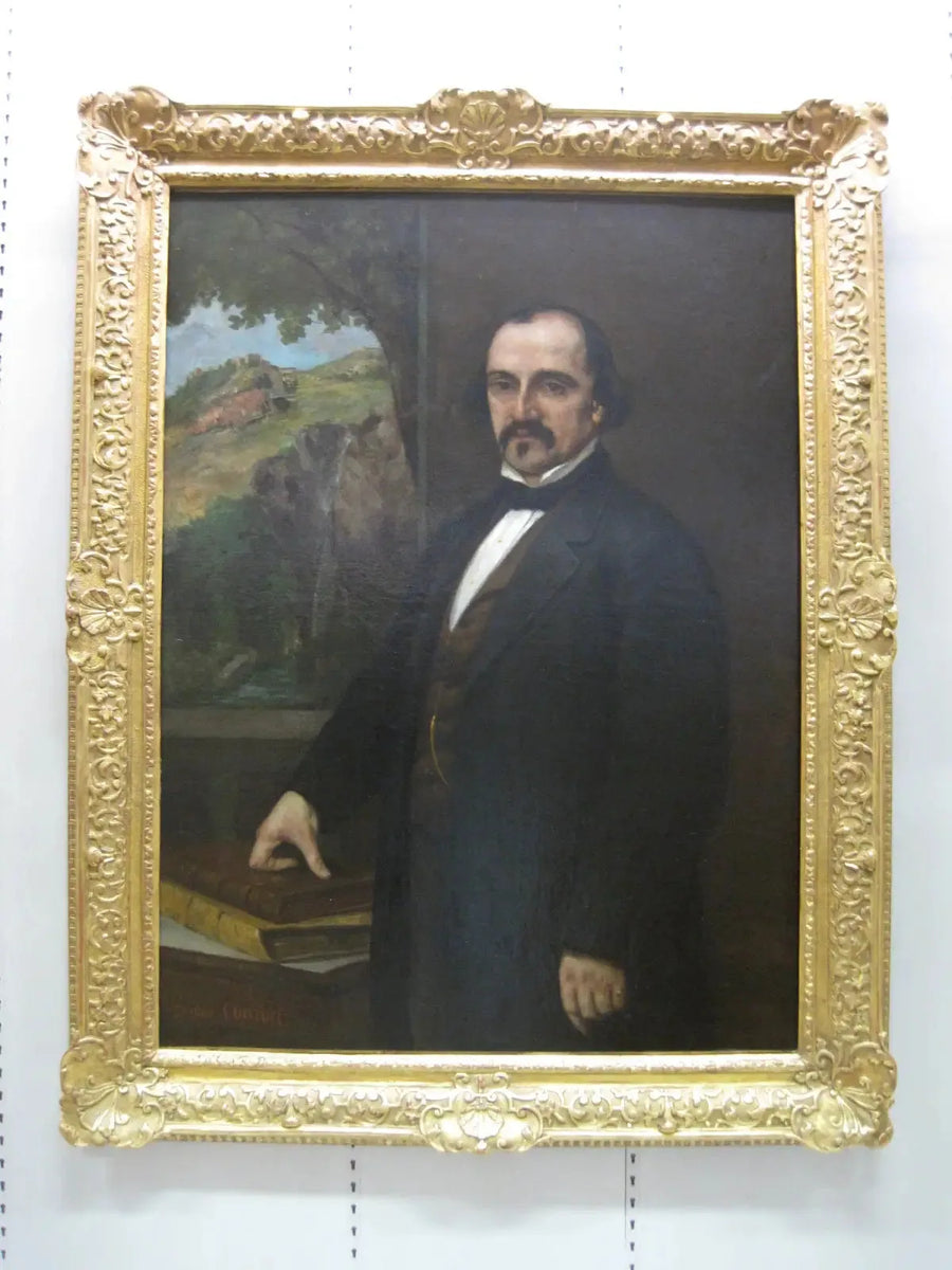 Retrato de Jean Paul Mazaroz - Gustave Courbet