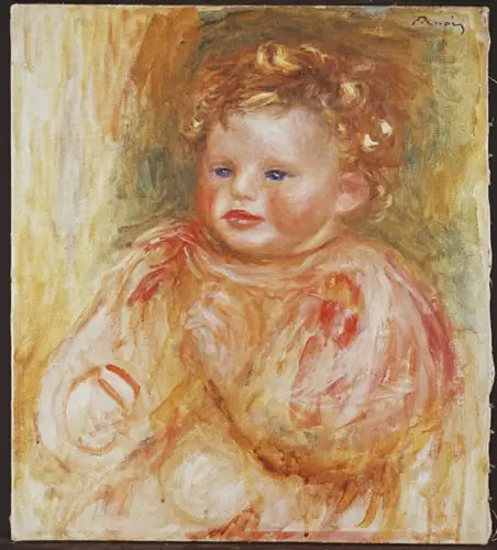 Retrato de Jean Renoir, niño - Pierre-Auguste Renoir
