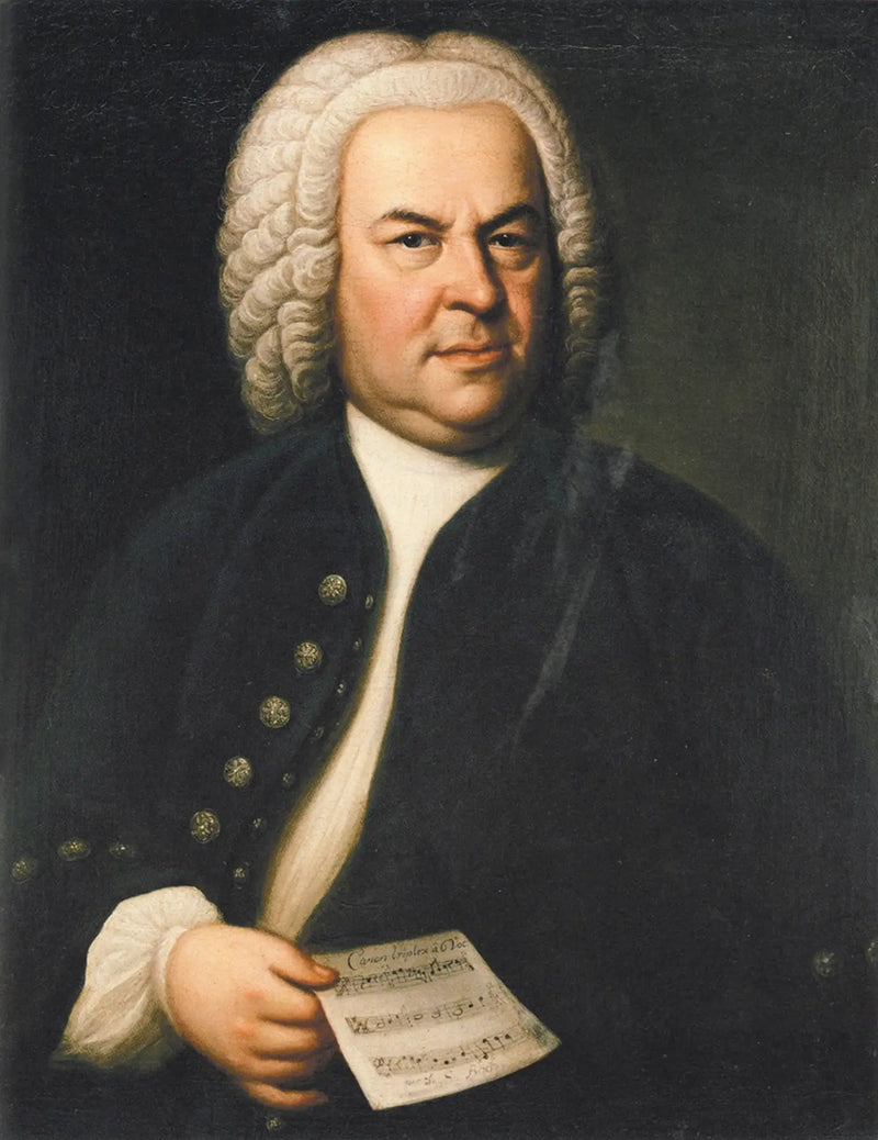Retrato de Jean-Sébastien Bach - Elias Gottlob Haussmann