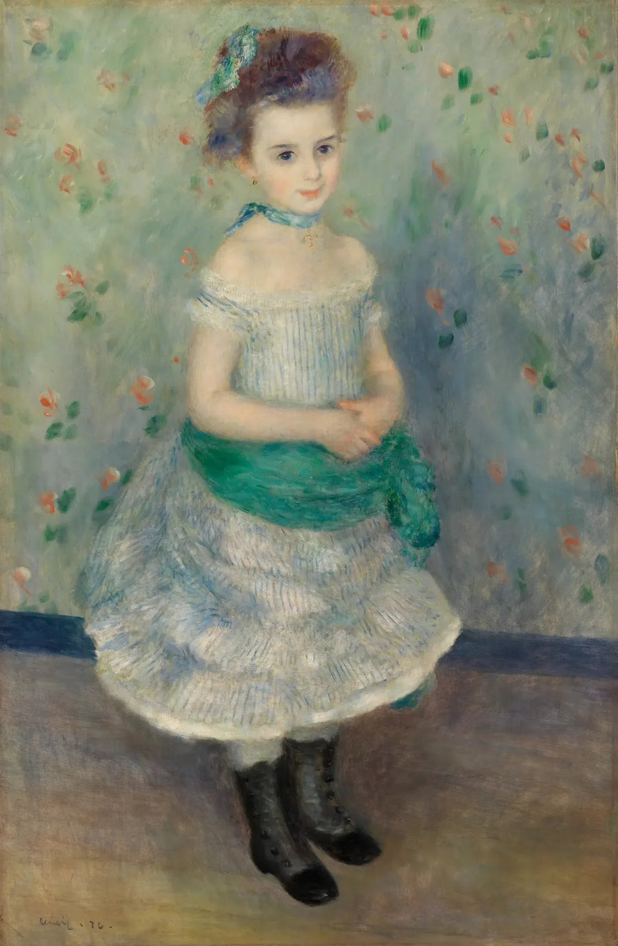 Retrato de Jeanne Durand-Ruel (Retrato de la Srta. J.) - Pierre-Auguste Renoir