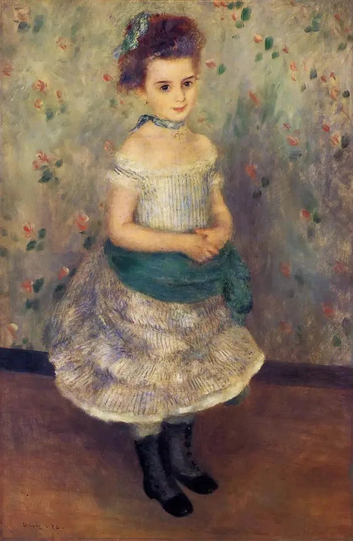Retrato de Jeanne Durand-Ruel (Retrato de la Srta. J.) - Pierre-Auguste Renoir