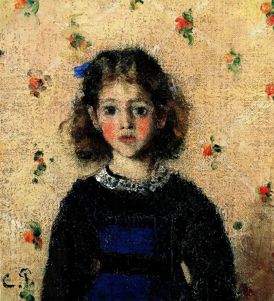 Retrato de Jeanne Pissarro llamada Minette - Camille Pissarro