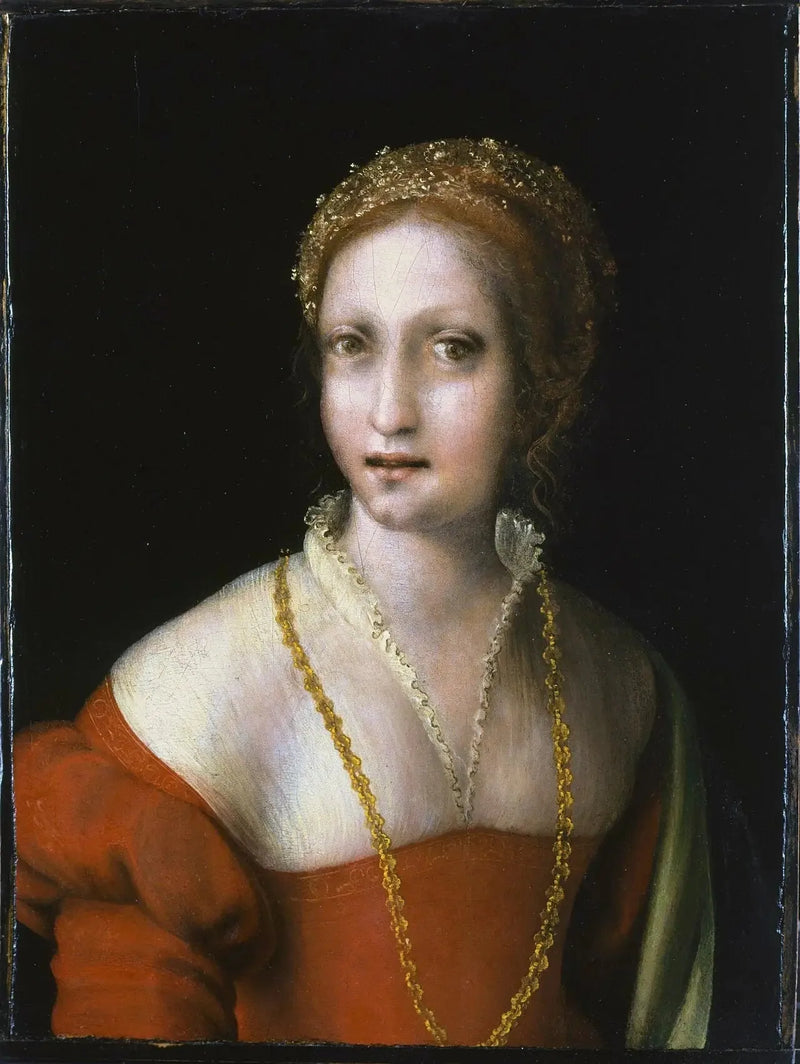 Retrato de una joven mujer - Antonio da Correggio