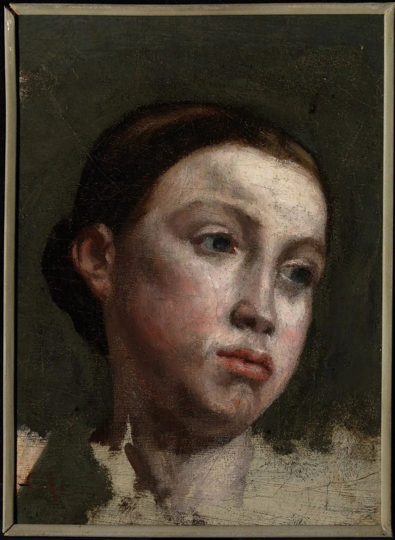 Retrato de una joven mujer - Gustave Courbet