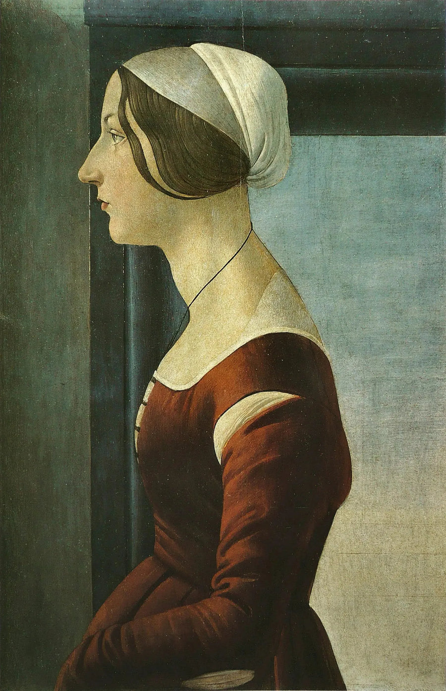 Retrato de una joven mujer - Sandro Botticelli