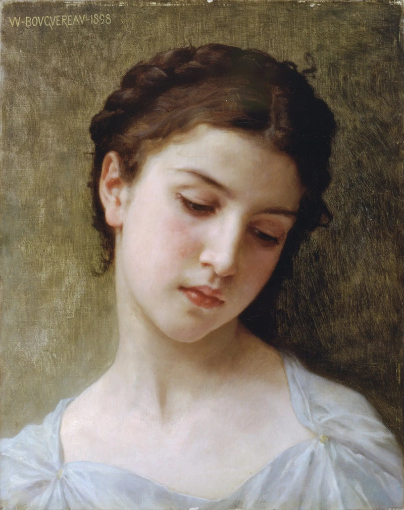 Retrato de niña - Bouguereau