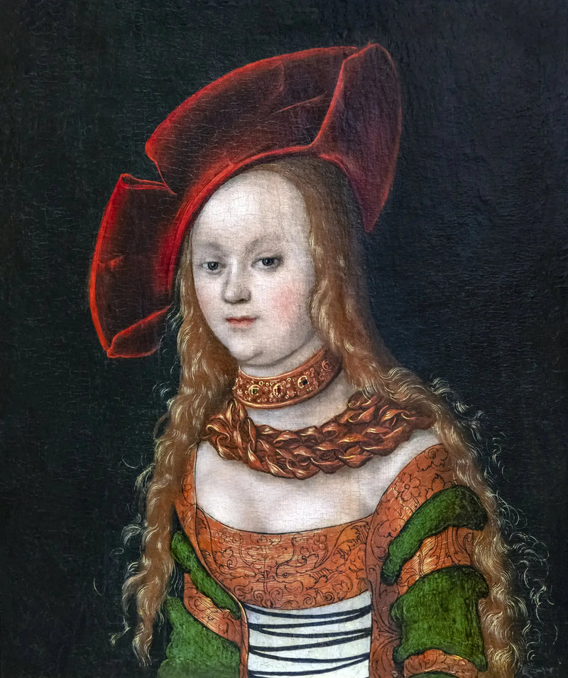 Retrato de una joven de busto - Lucas Cranach el Viejo