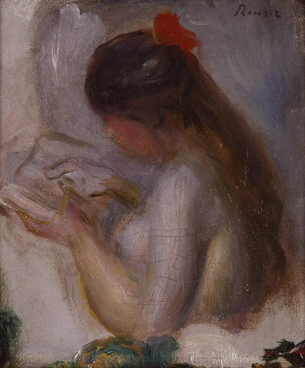 Portrait de jeune fille lisant - Pierre-Auguste Renoir image 1 reproduction artisanale de tableau
