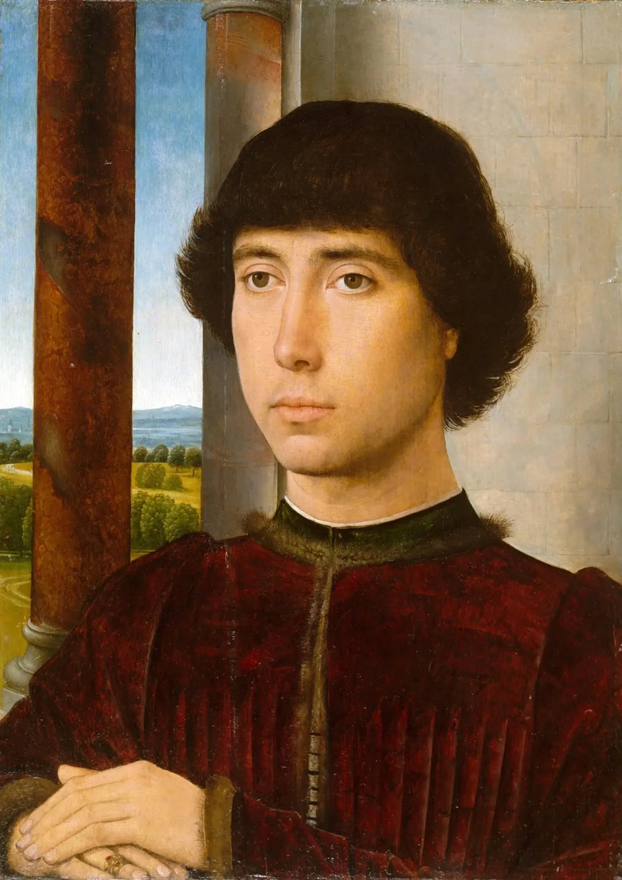 Retrato de un joven - Hans Memling