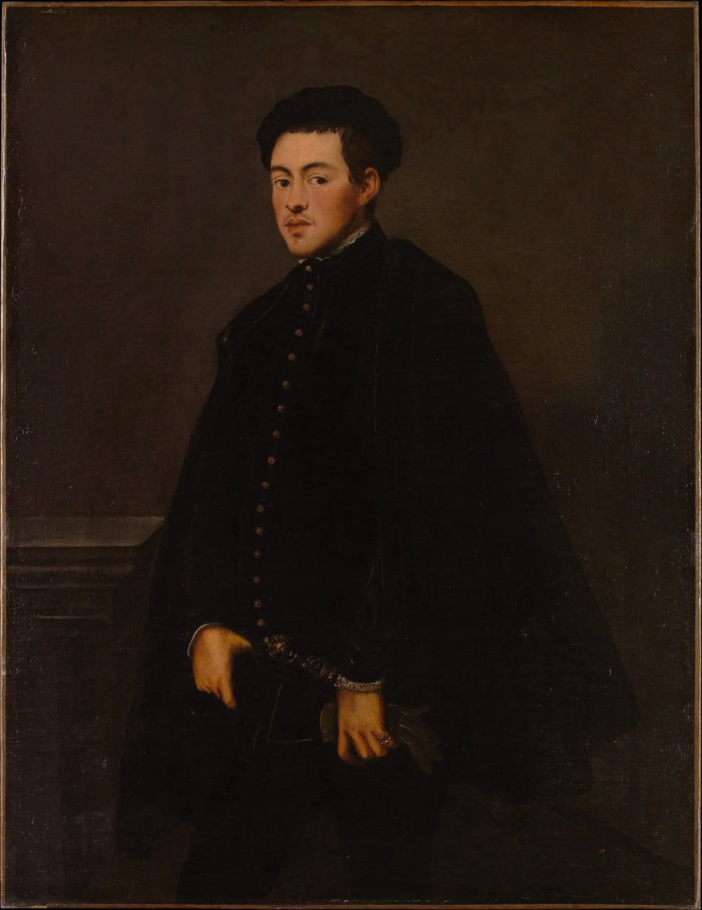 Portrait de jeune homme - Jacopo Tintoretto image 1 copie de tableau peinte à la main