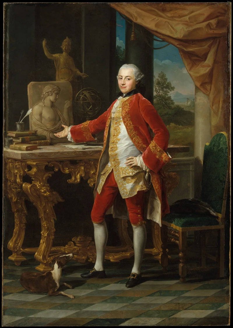 Retrato de un joven - Pompeo Batoni