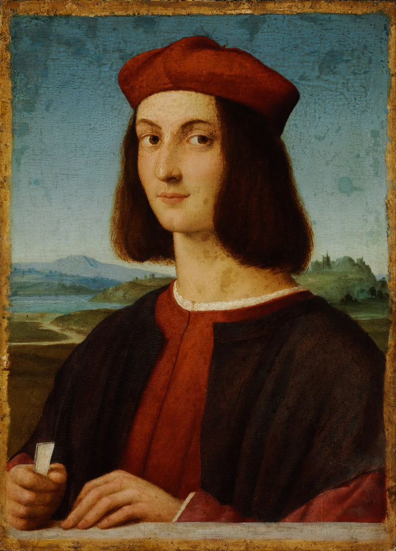 Retrato de joven - Rafael Sanzio