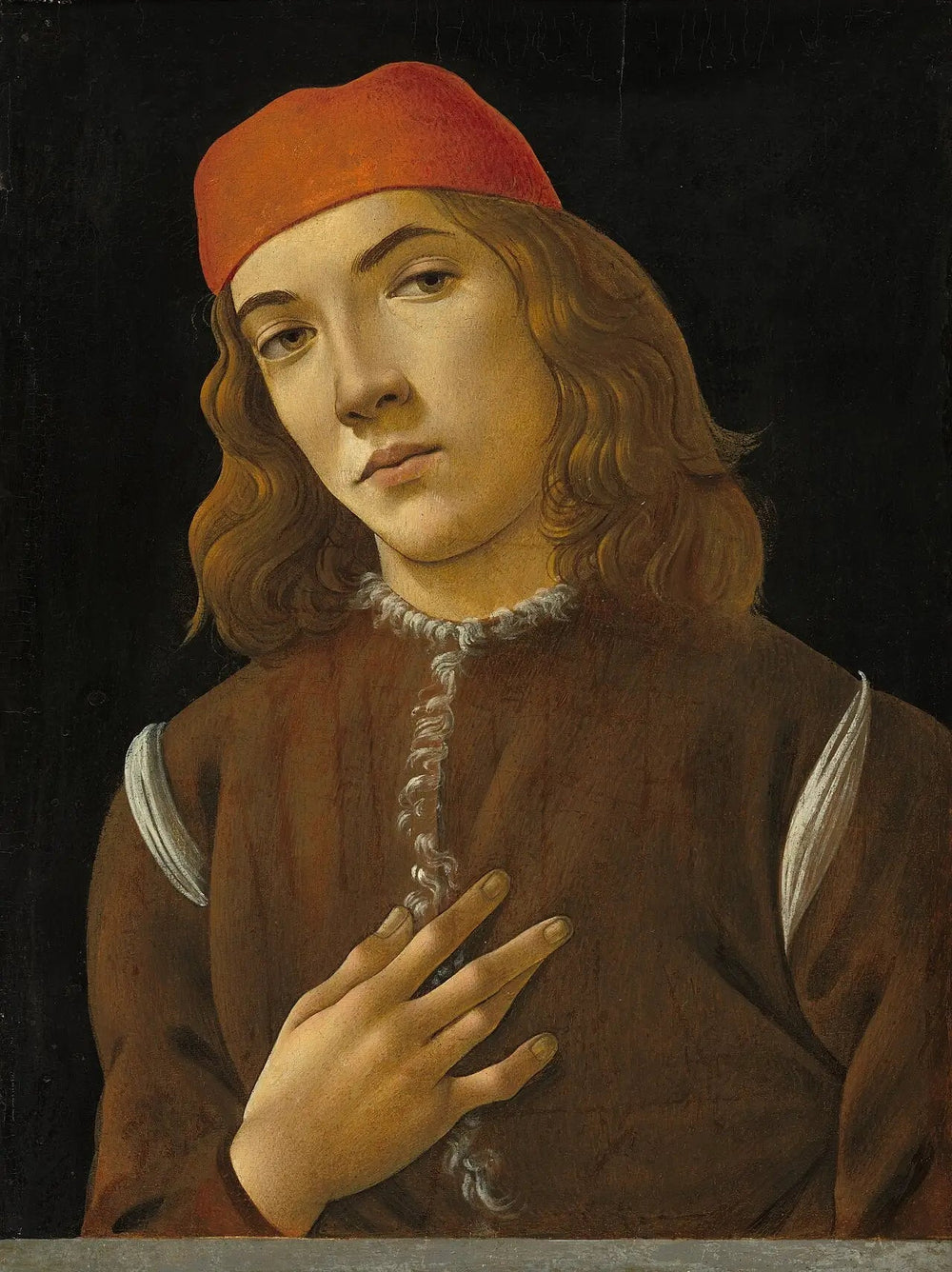 Portrait de jeune homme - Sandro Botticelli image 1 reproduction réalisée par Alpha Reproduction