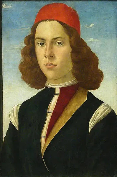 Retrato de un joven - Sandro Botticelli