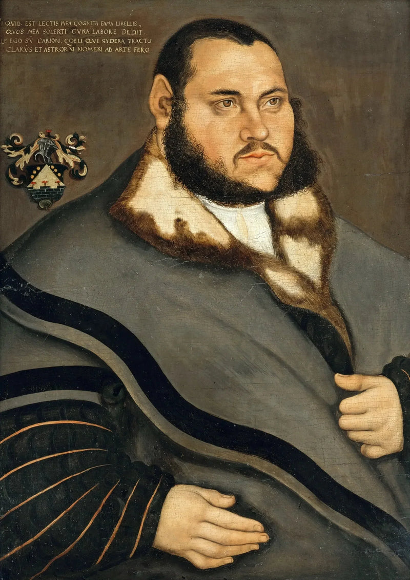 Retrato de Johannes Carion - Lucas Cranach el Viejo