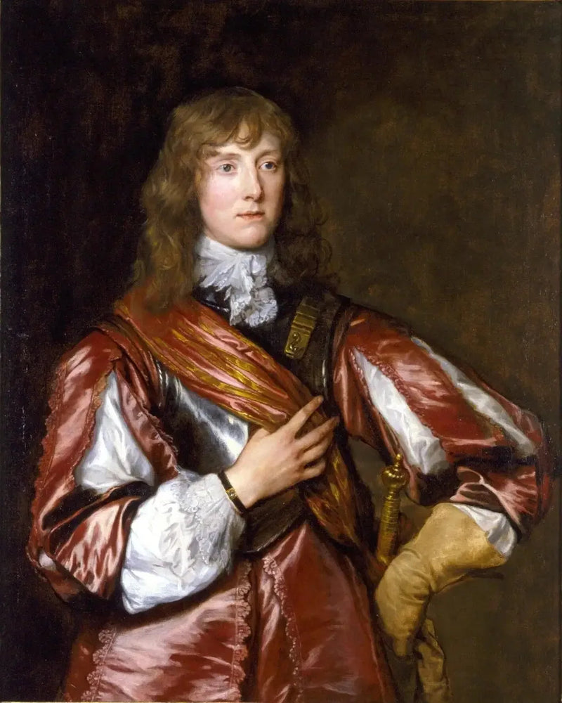 Retrato de John Belasyse, más tarde 1er Lord Belasyse de Worlaby (1614-1689) - Antoine van Dyck