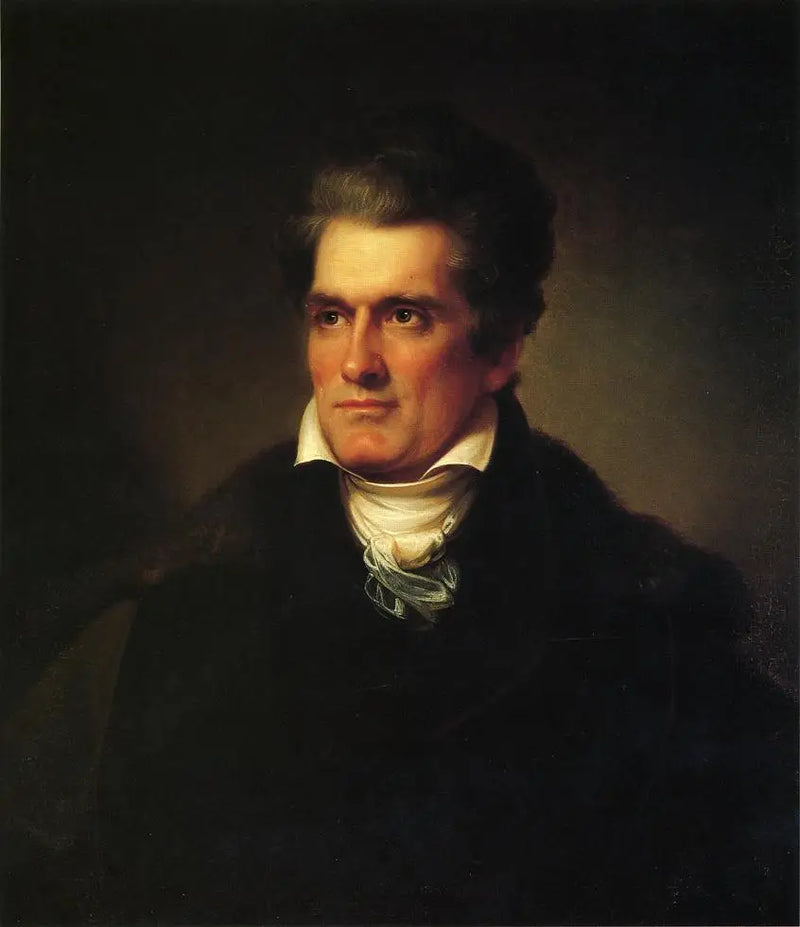 Retrato de John C. Calhoun (1782-1850) - Rembrandt Peale
