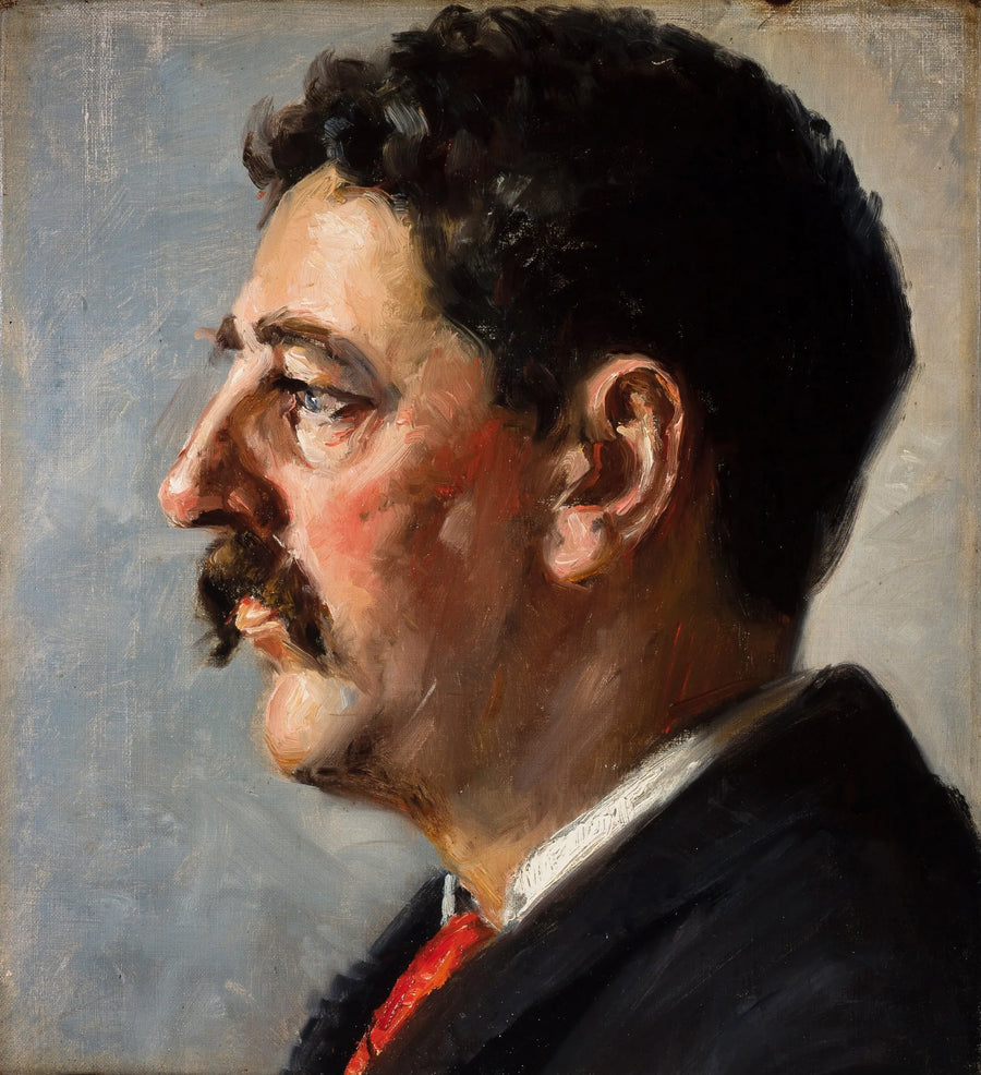 Retrato de John H. Br��ndum - Michael Peter Ancher