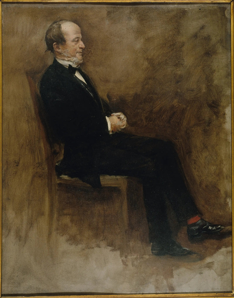 Retrato de John Lemoine (1815-1892), publicista, redactor en jefe del 