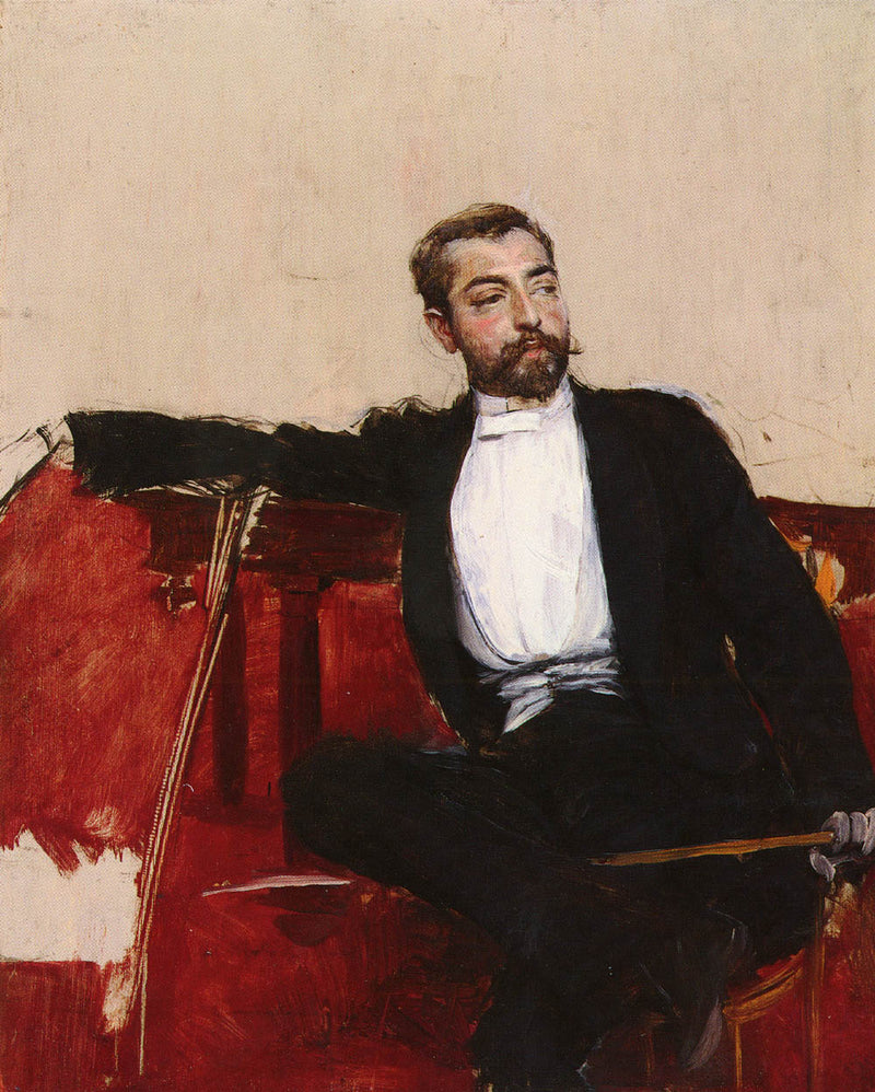 Retrato de John Singer Sargent - Giovanni Boldini
