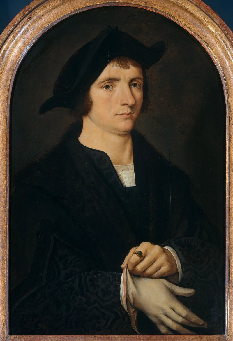 Retrato de Joris Vézeleer - Joos van Cleve