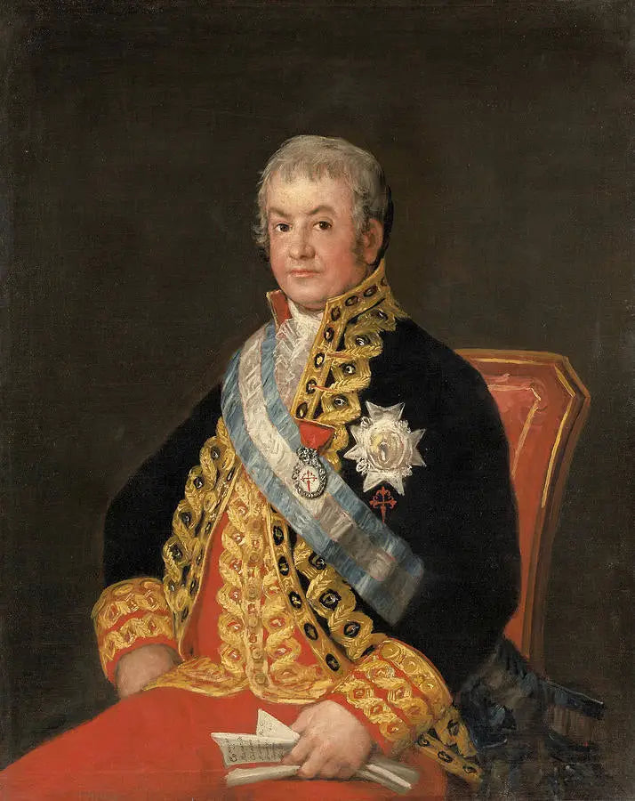 Retrato de José Antonio Marqués de Caballero - Francisco de Goya