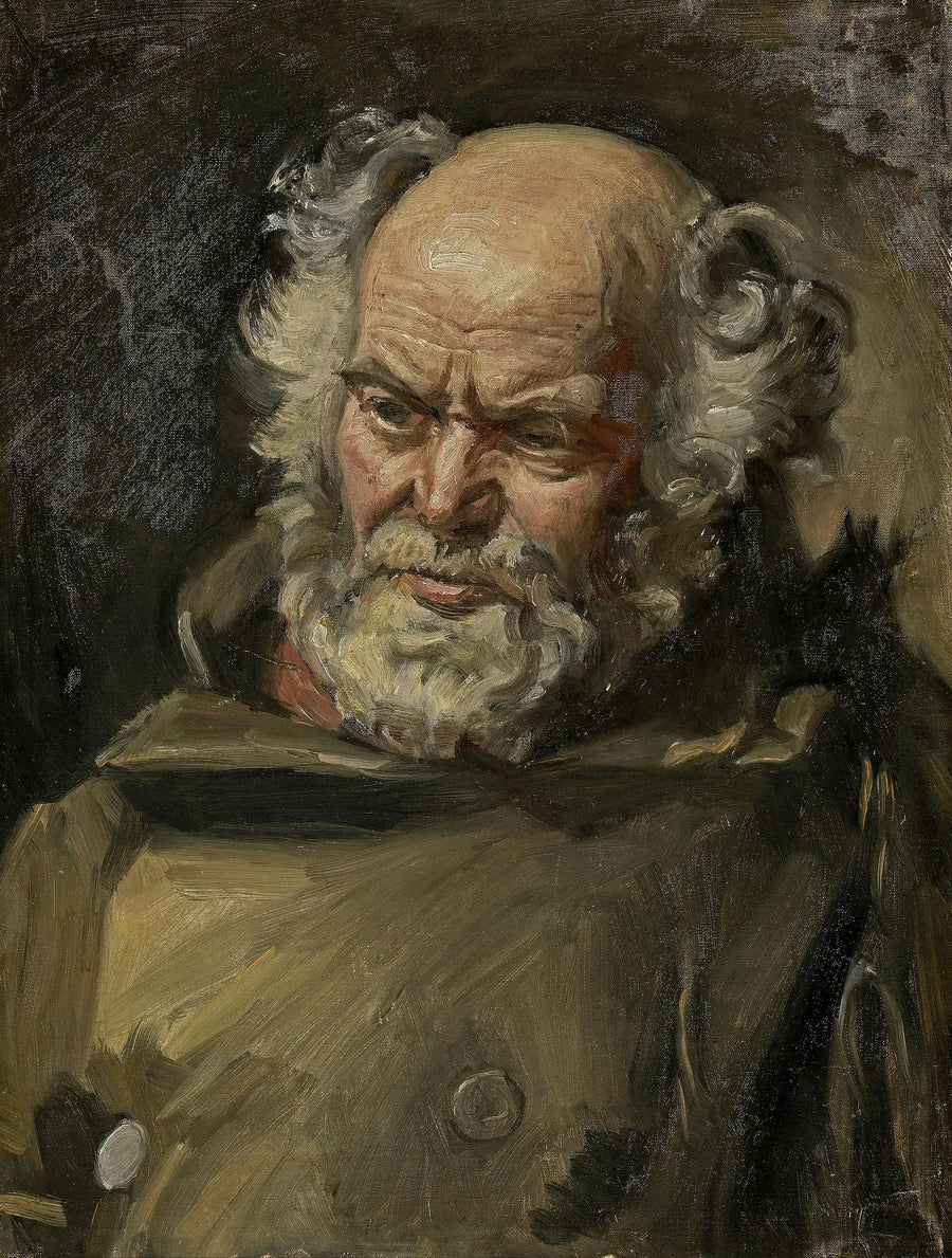 Retrato de Josef Bonatzi. -Michael Peter Ancher