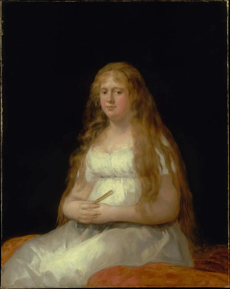 Retrato de Josefa de Castilla Portugal y van Asbrock de Garcini - Francisco de Goya