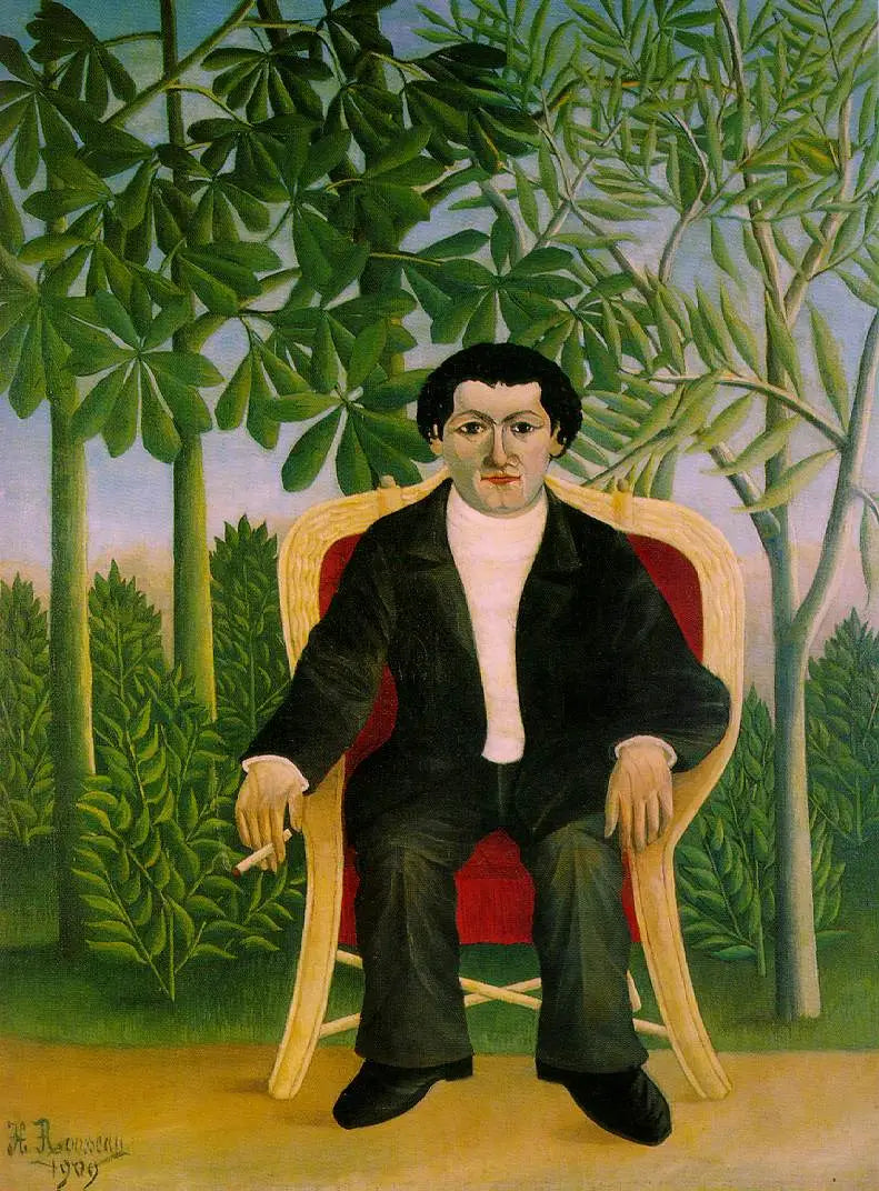 Retrato de Joseph Brummer - Henri Rousseau