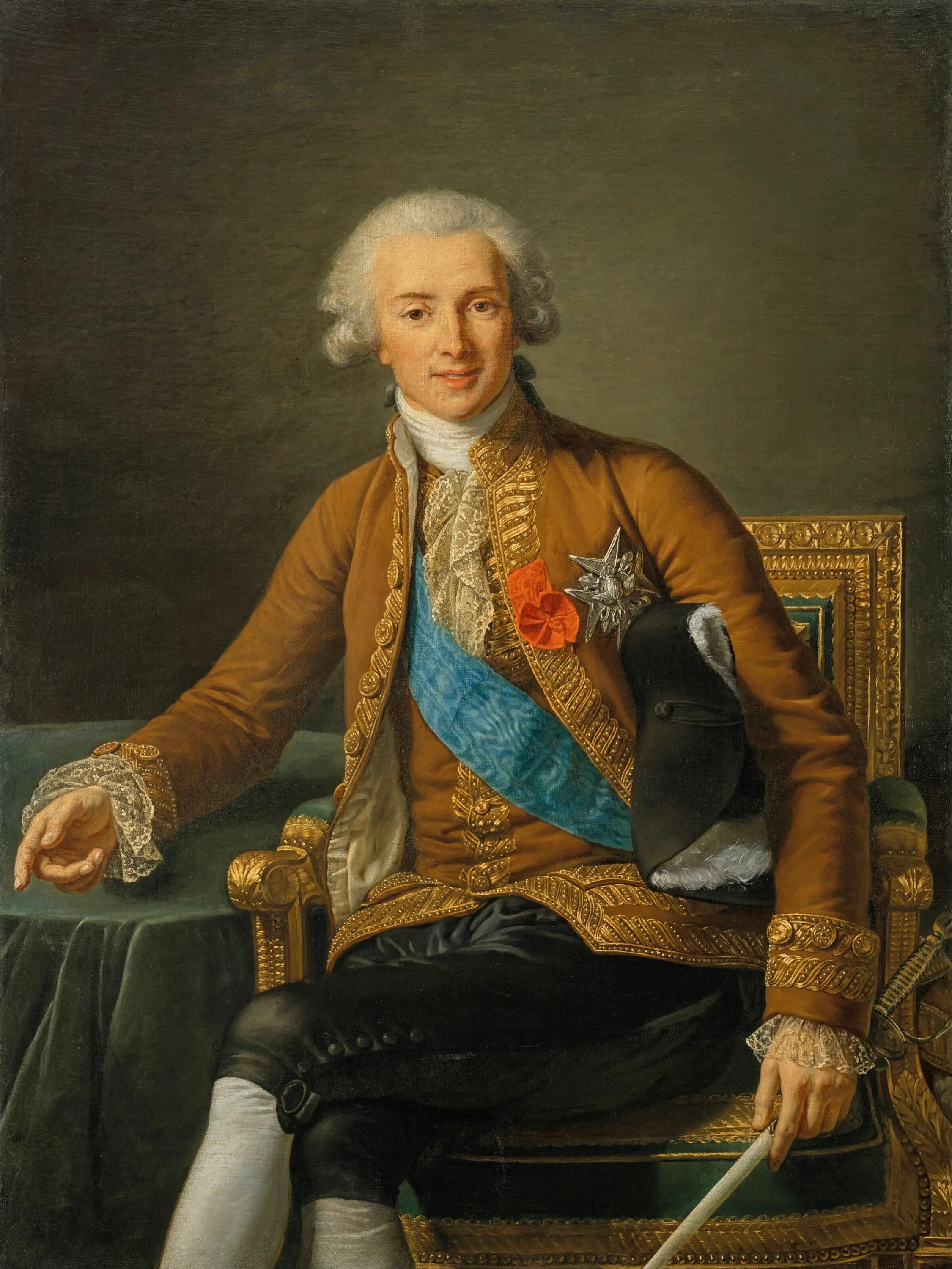 Portrait de Joseph Hyacinthe François-de-Paule de Rigaud comte de Vaudreuil - Élisabeth Vigée Le Brun - Alpha