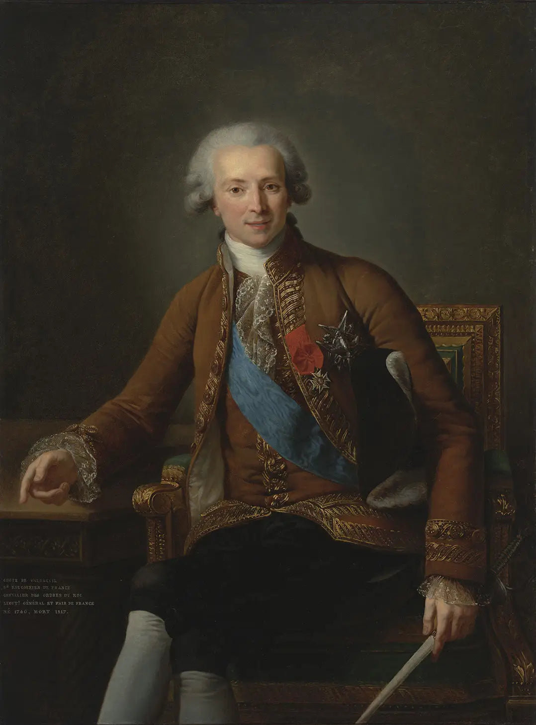 Portrait de Joseph Hyacinthe François de Paule de Rigaud comte de Vaudreuil - Élisabeth Vigée Le Brun - Alpha