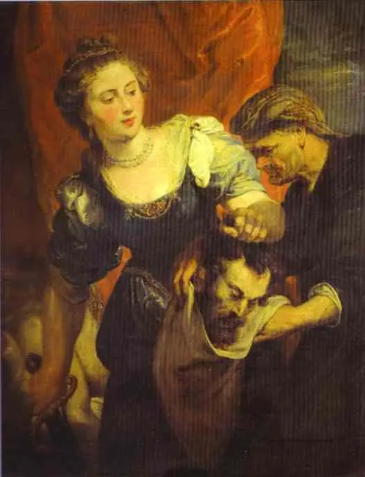 Retrato de Judith con la cabeza de Holofernes - Peter Paul Rubens