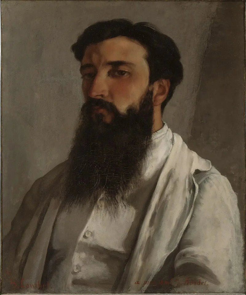 retrato de Jules Bordet - Gustave Courbet