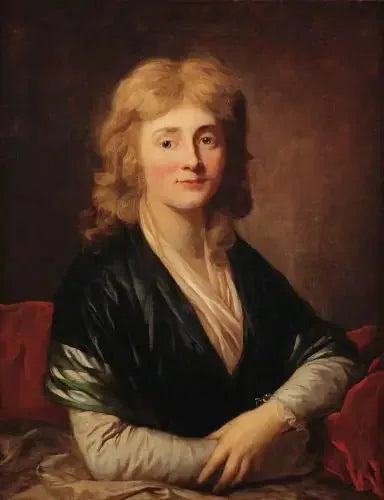 Retrato de Juliane Wilhelmine Sophie von Sivers - Anton Graff