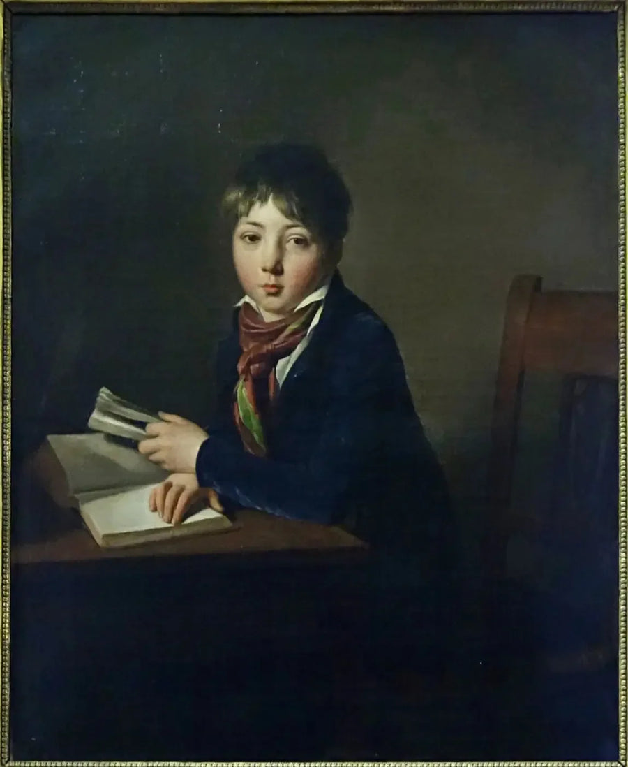 Retrato de Julien Boilly, niño - Louis-Léopold Boilly