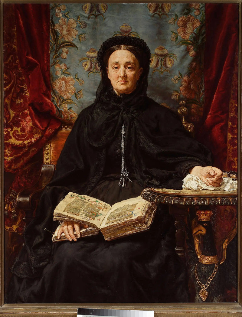 Retrato de Katarzyna Potocka nacida Branicka (1825-1907), esposa de Adam - Jan Matejko