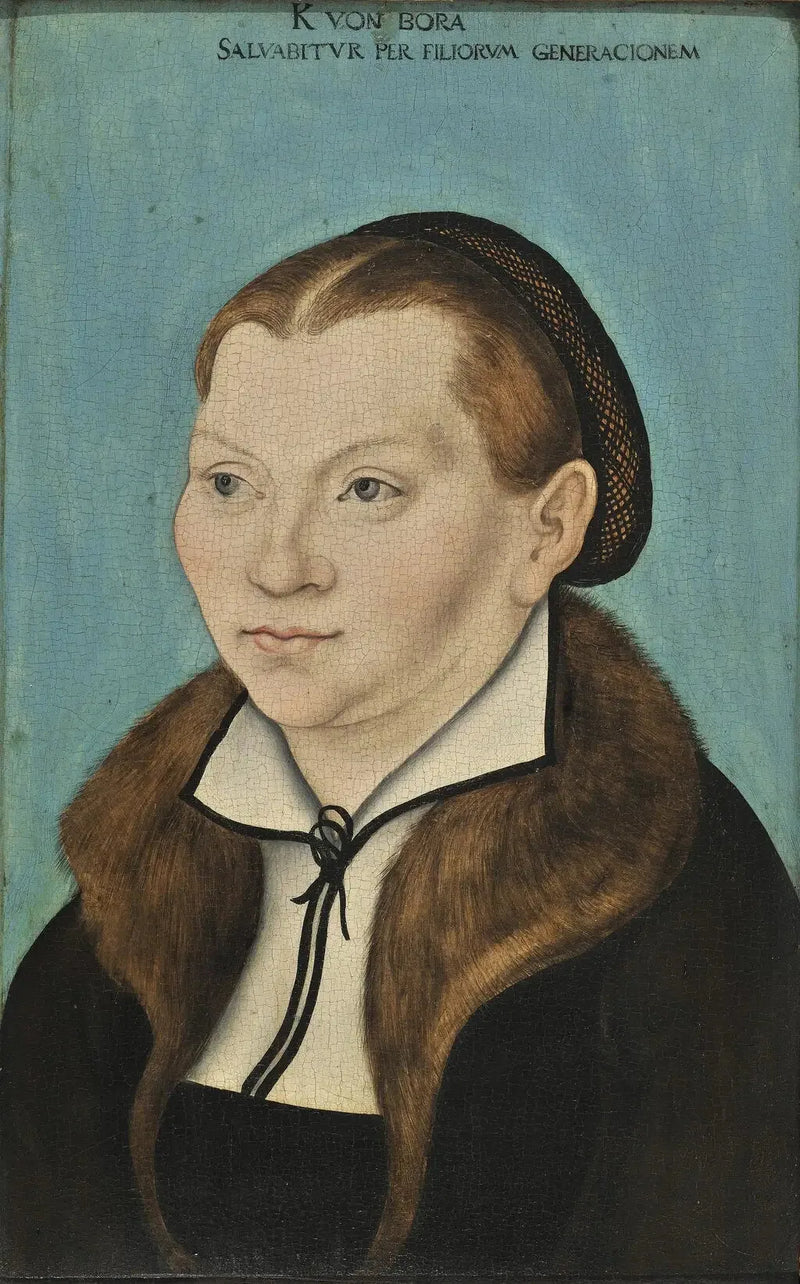 Retrato de Katharina von Bora - Lucas Cranach el Viejo