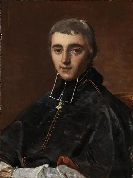 Retrato del abate de Bonald - Jean-Auguste-Dominique Ingres