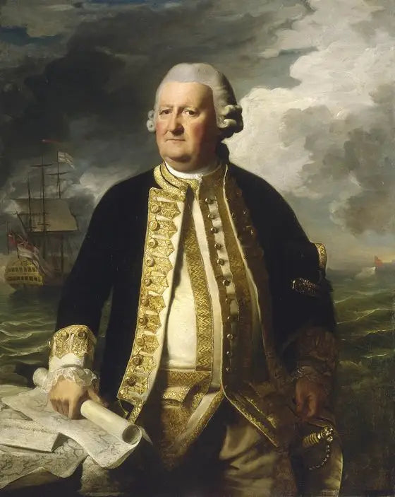 Retrato del almirante Clark Gayton (1712-1785) - John Singleton Copley