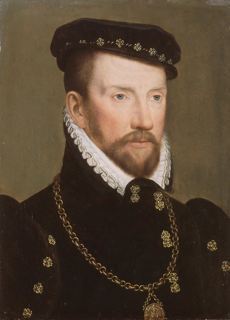 Retrato del almirante Gaspard II de Coligny - François Clouet