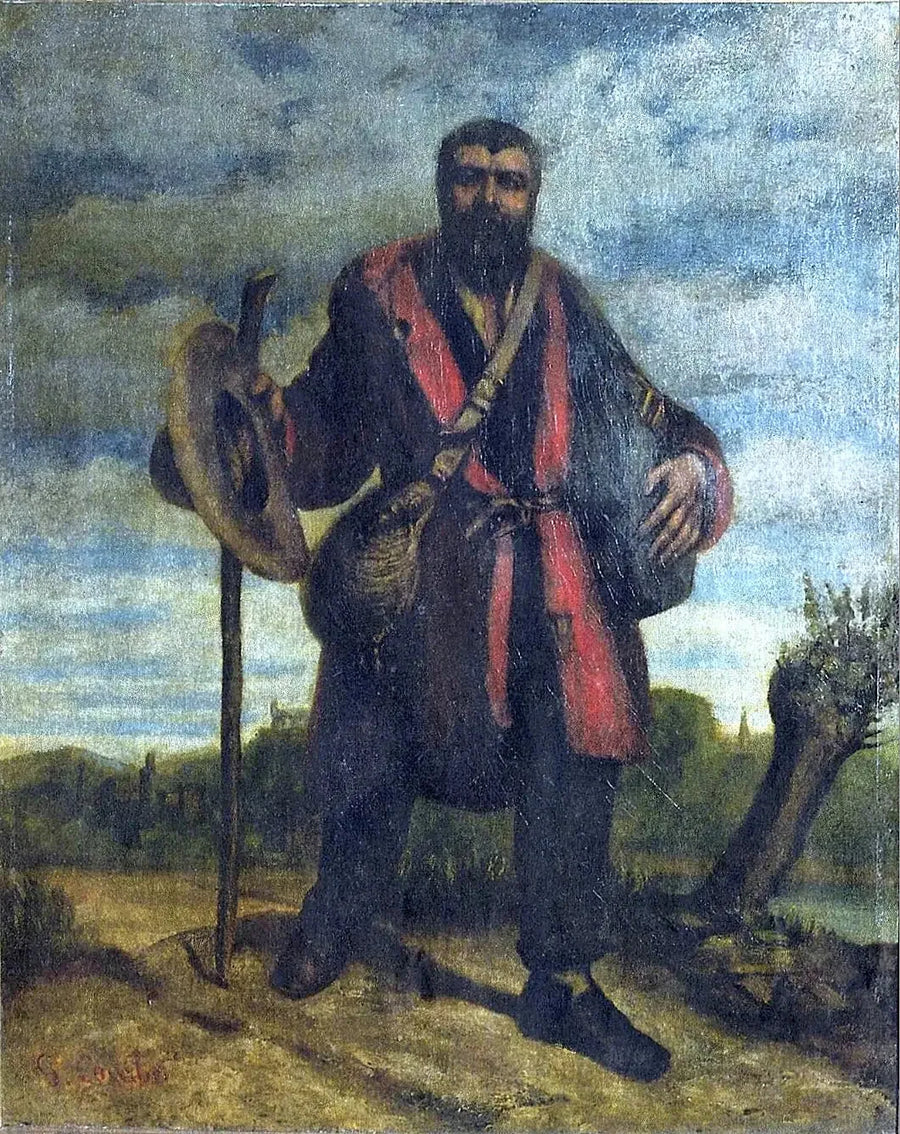 Retrato del apóstol Juan Journet partiendo en la conquista de la armonía universal - Gustave Courbet