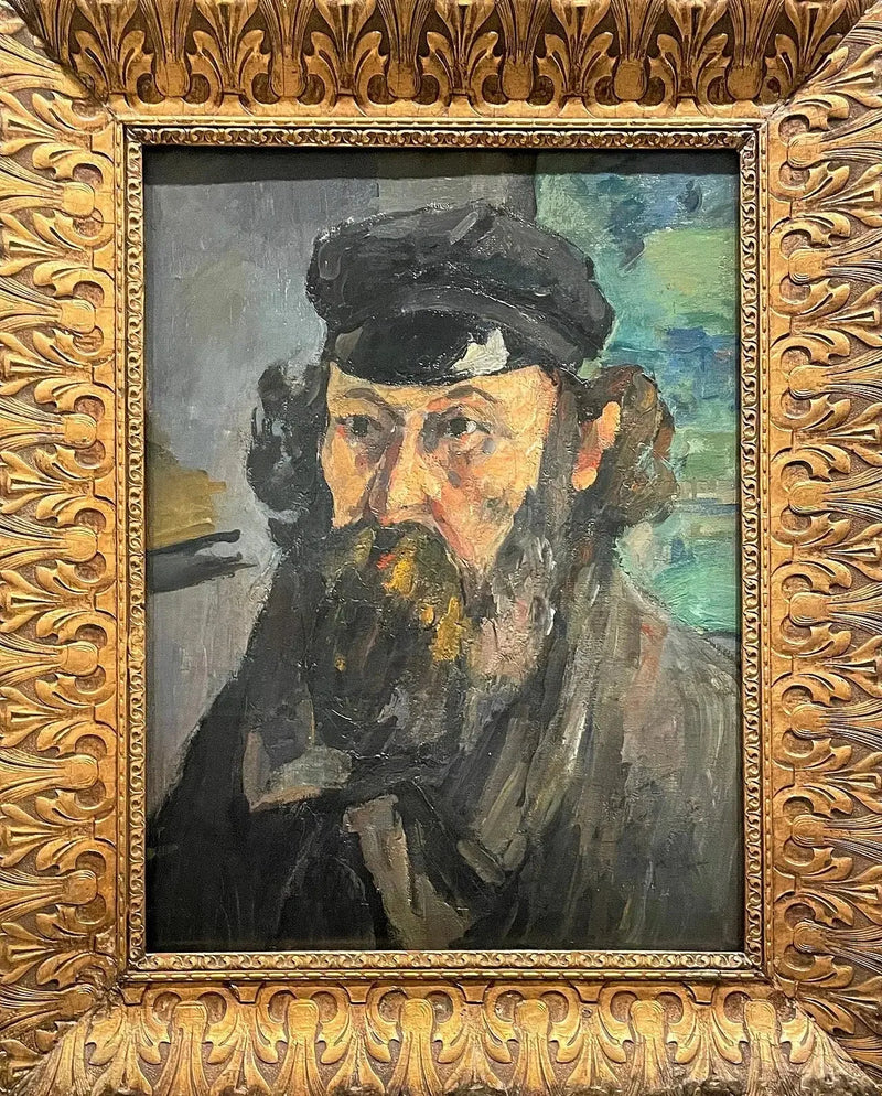 Retrato del artista con gorra - Paul Cézanne