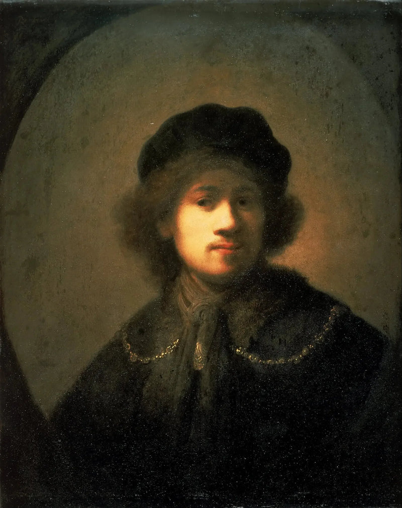 Retrato del artista en joven - Rembrandt