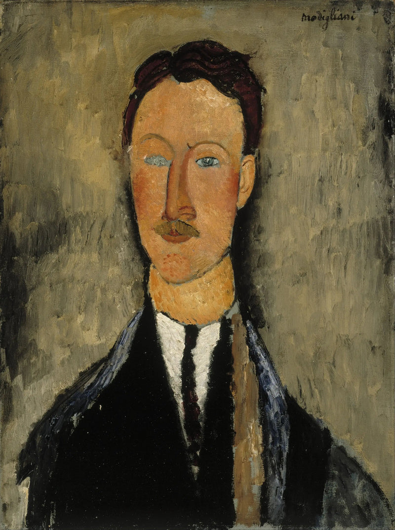 Retrato del artista Léopold Survage - Amedeo Modigliani