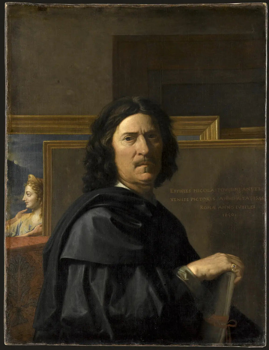 Retrato del artista - Nicolas Poussin