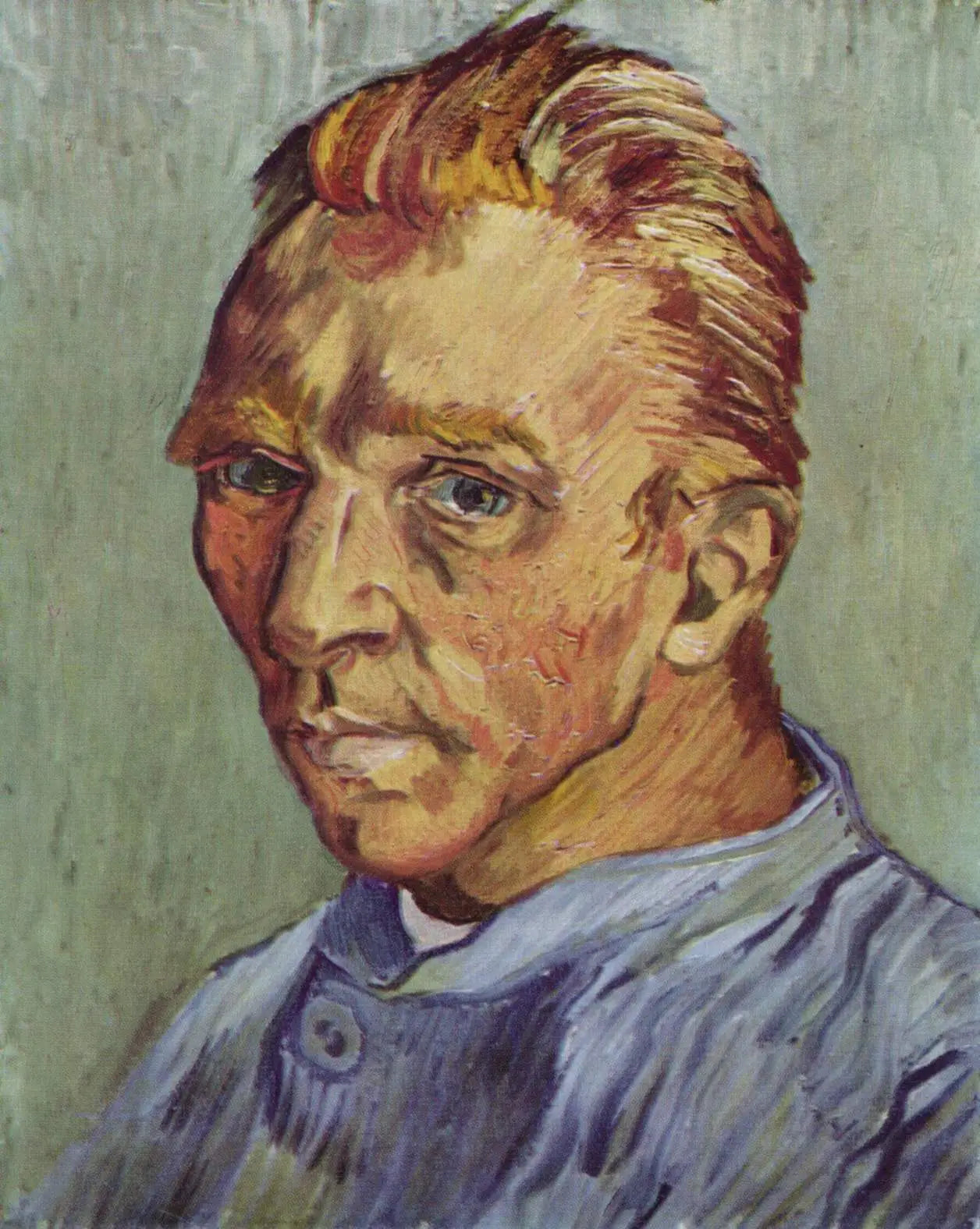 Portrait de l'artiste sans barbe - Vincent van Gogh image 1 reproduction d’œuvre d’art à l’huile