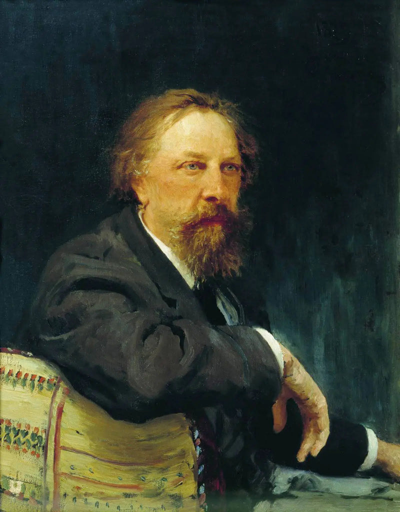 Retrato del escritor Alexéi Konstantínovich Tolstói - Ilya Repin